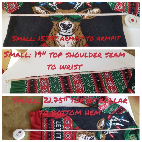 NWT Youth Ugly Christmas Sweater - Picture 6 of 8